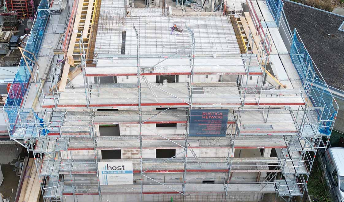 Gerüstbau arbeit